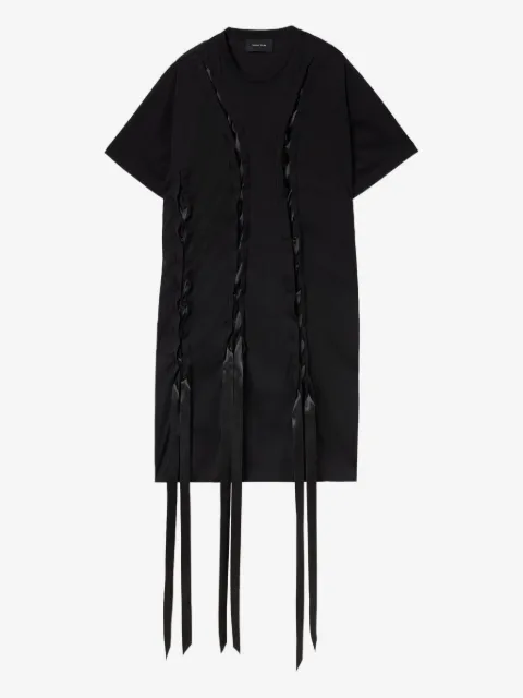 Simone Rocha ribbon-detail T-shirt dress