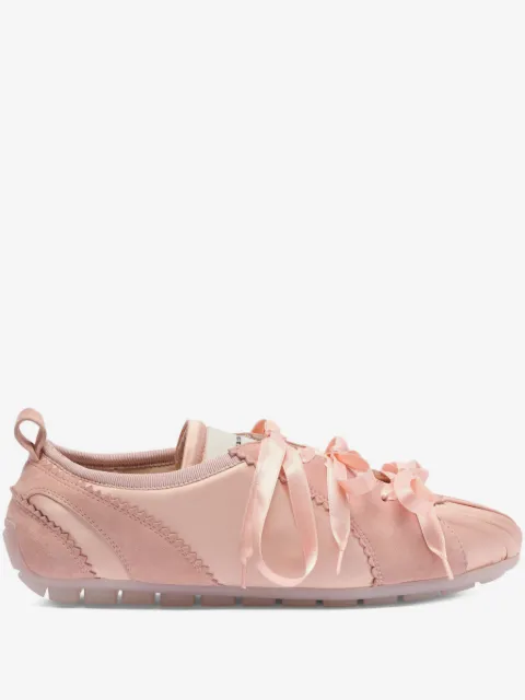 Simone Rocha Ballerina Grip satin sneakers