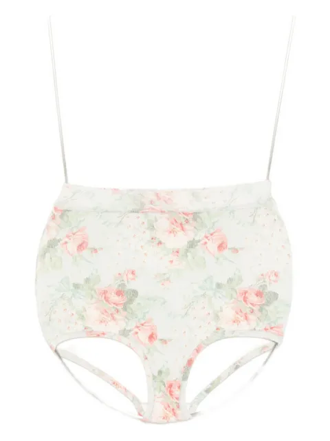 Simone Rocha floral-print brief