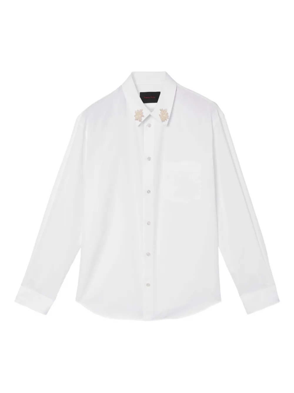 Simone Rocha pearl-embellished shirt | White | Image 1