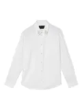 Simone Rocha pearl-embellished shirt - White