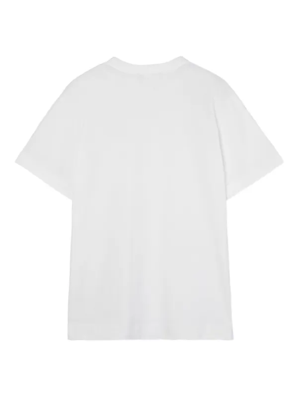 【関税込み】Simone Rocha ホワイト Ribbon Logo Tシャツ Simone Rocha リボンプリント Tシャツ | ホワイト | FARFETCH JP