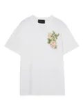 Simone Rocha rose-print T-shirt - White