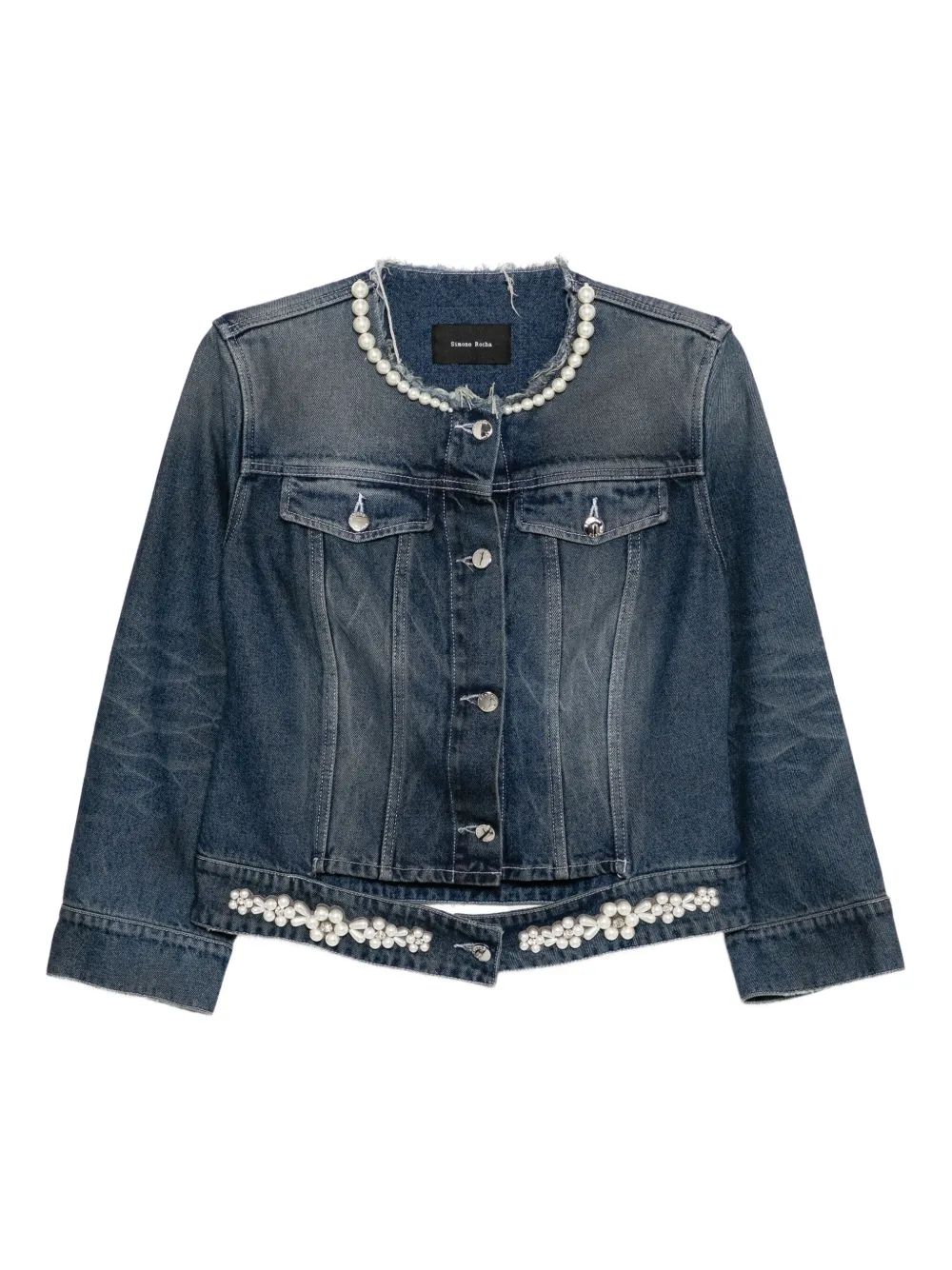 Simone Rocha Turbo denim jacket | Blue | Image 1