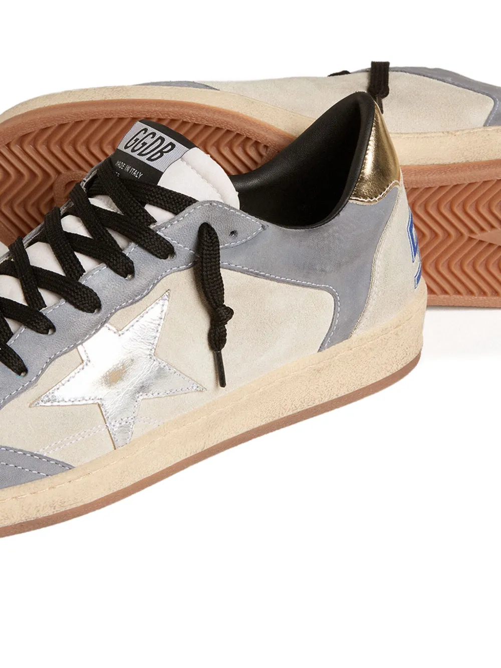 Golden Goose Ball Star leren sneakers Grijs