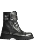 Zadig&Voltaire leather combat boots - Black