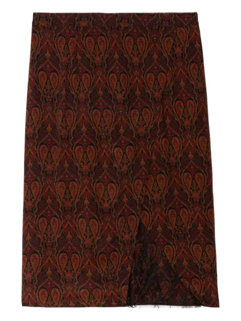 Zadig&Voltaire paisley-print straight skirt