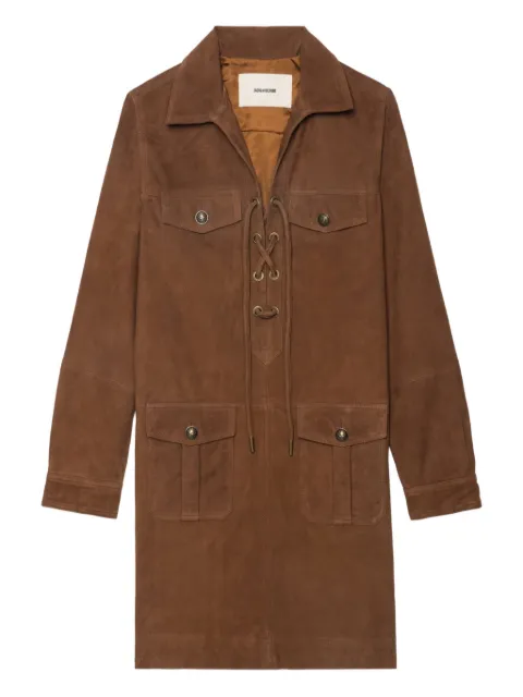 Zadig&Voltaire Remacha lace-up mini dress