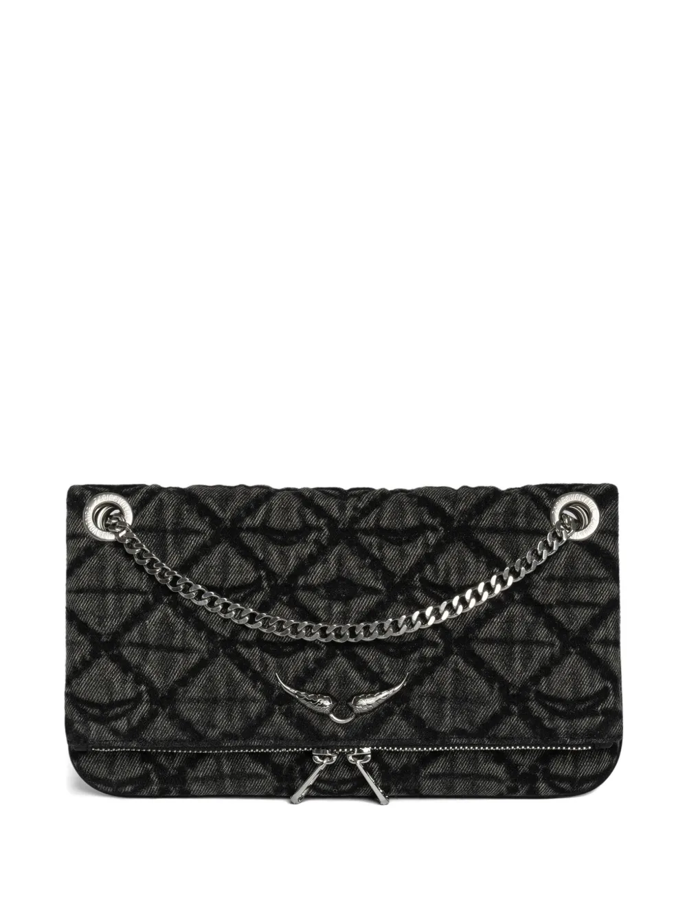 Zadig&Voltaire Crossbodytas met kettinghengsel Zwart
