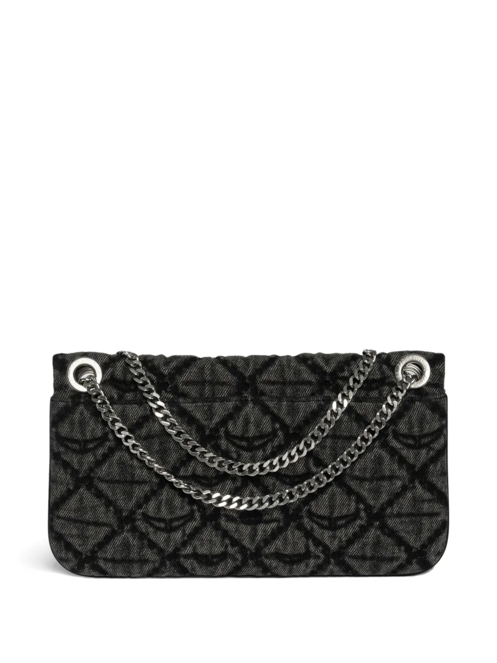 Zadig&Voltaire Crossbodytas met kettinghengsel Zwart
