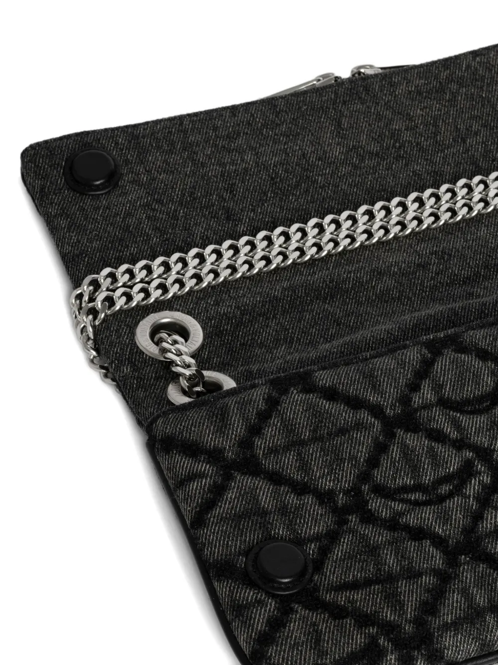 Zadig&Voltaire Crossbodytas met kettinghengsel Zwart