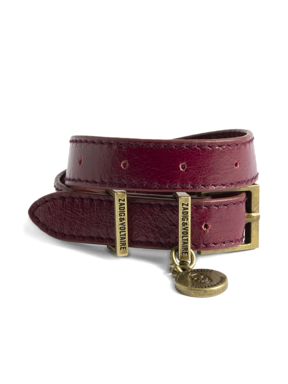 Zadig&Voltaire charm-detail buckle-design bracelet - Oro