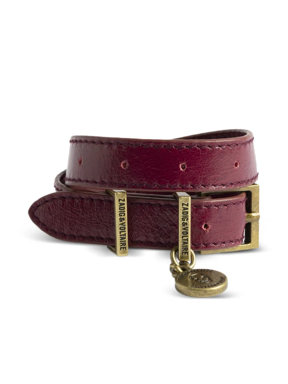 Zadig&Voltaire charm-detail buckle-design bracelet - Oro