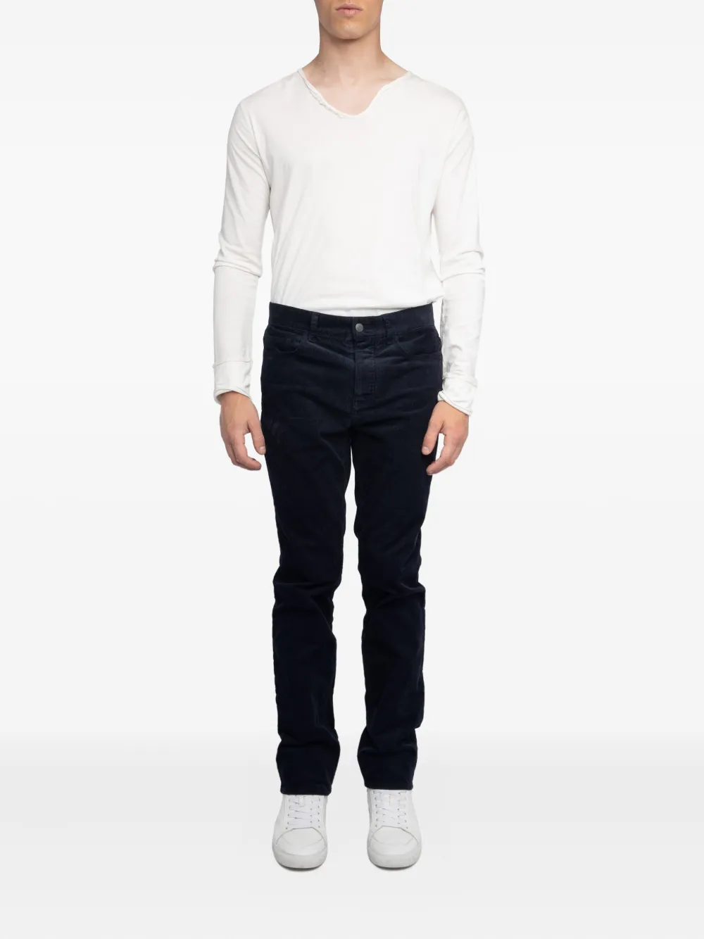 Zadig&Voltaire Straight broek Blauw