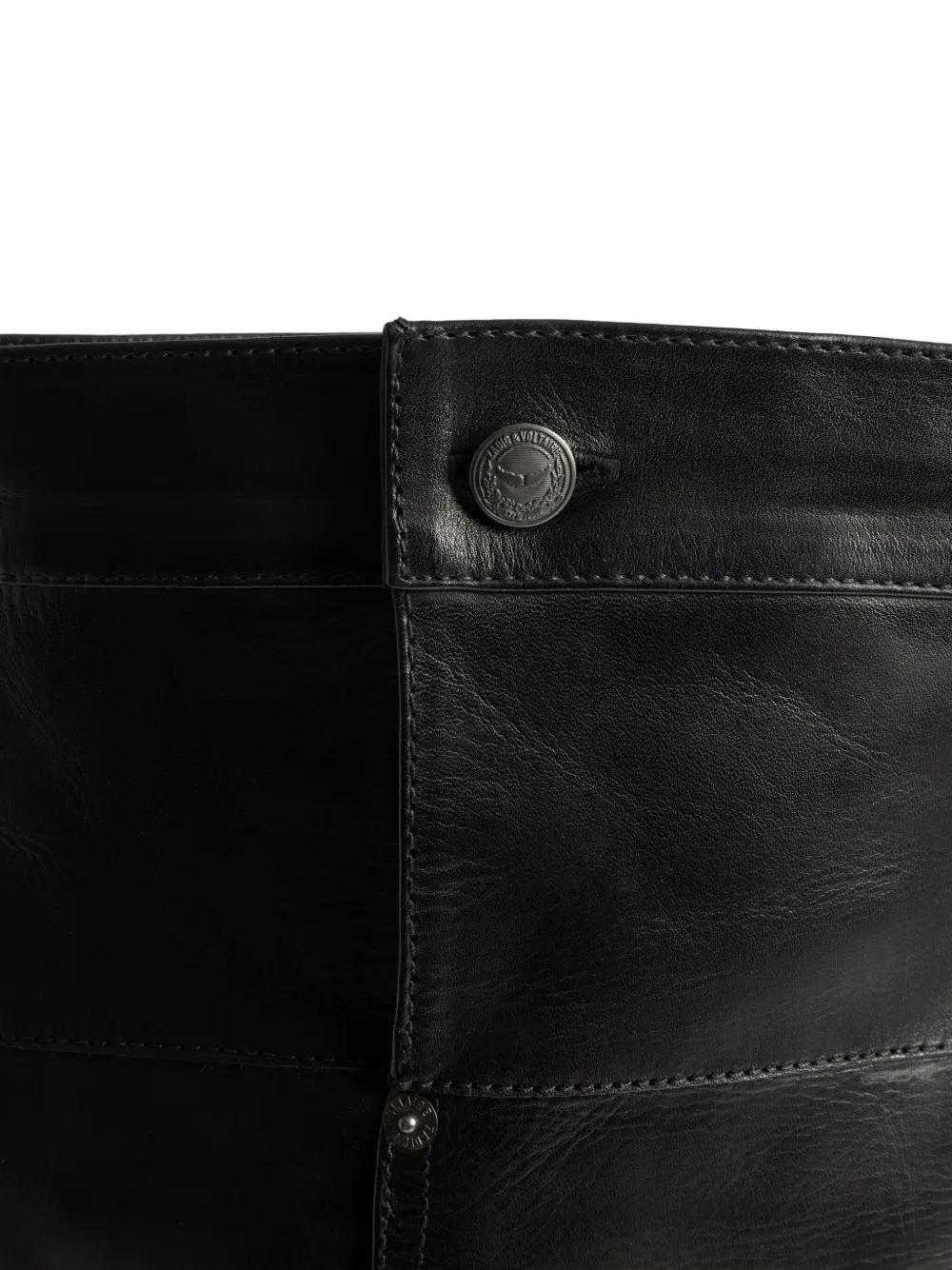 Zadig&Voltaire Leren laarzen Zwart