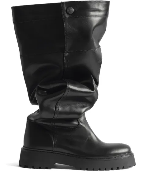 Zadig&Voltaire leather knee-high boots