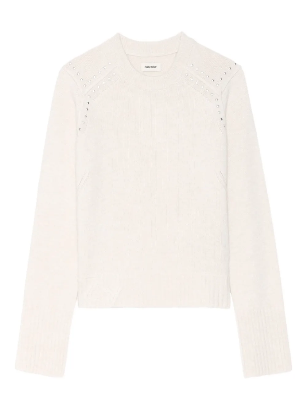 Zadig & Voltaire embellished crew-neck sweater - ホワイト Zadig & Voltaire embellished crew-neck sweater - ホワイト