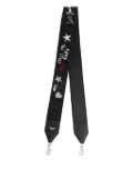 Zadig&Voltaire embroidered-details bag strap - Black