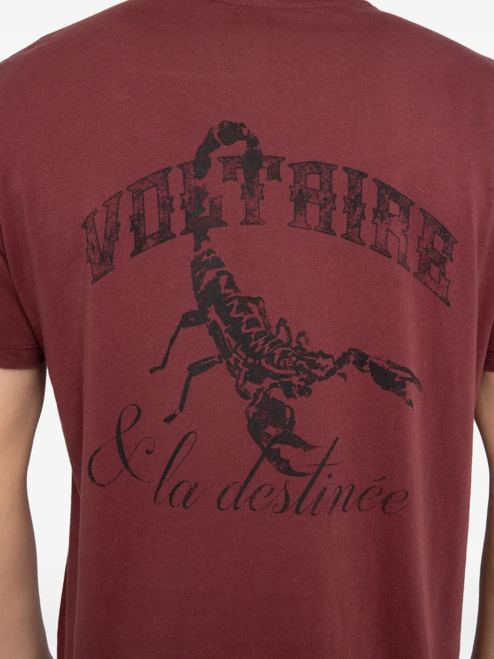 Zadig&Voltaire T-shirt met print Rood