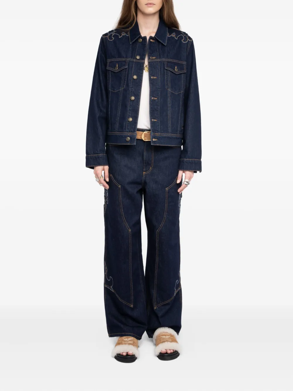 Zadig&Voltaire embroidered denim jacket | Denim Jackets | Image 2