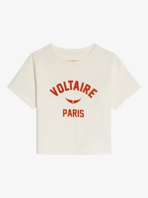 Zadig&Voltaire playera manga corta con estampado gráfico