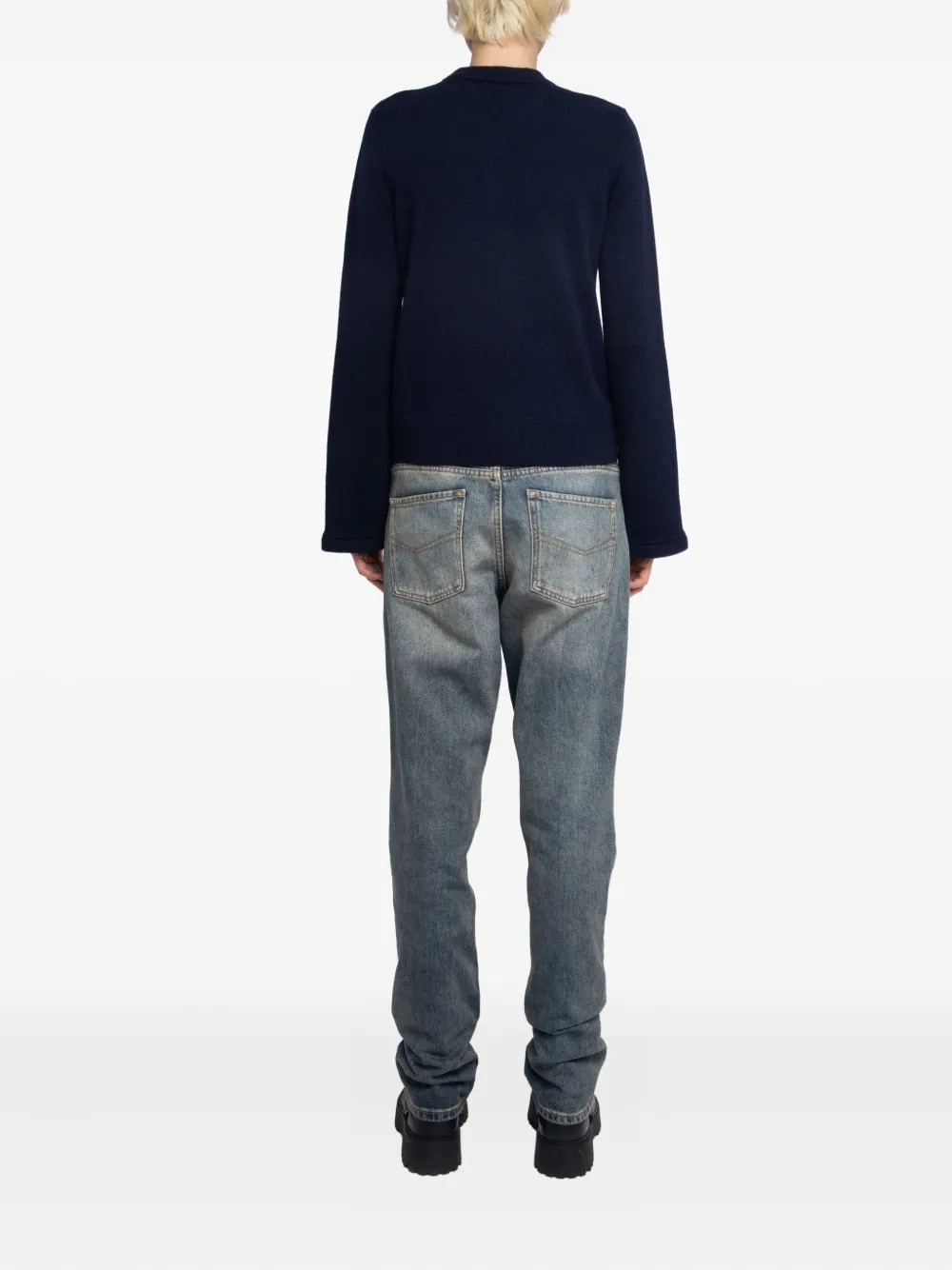 Zadig&Voltaire button-detail jumper Blauw
