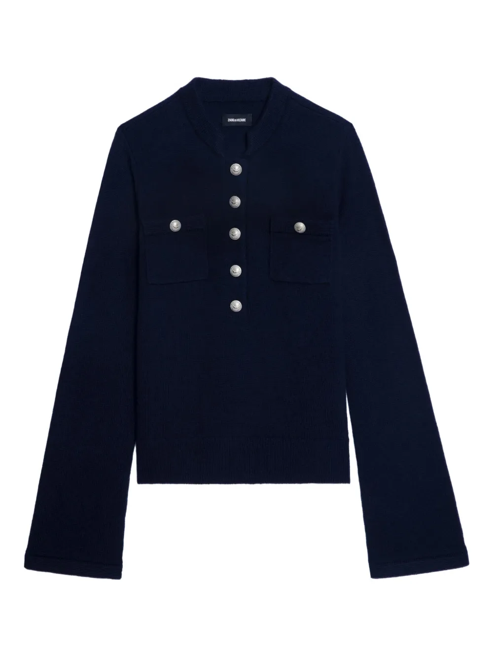 Zadig&Voltaire button-detail jumper Blauw