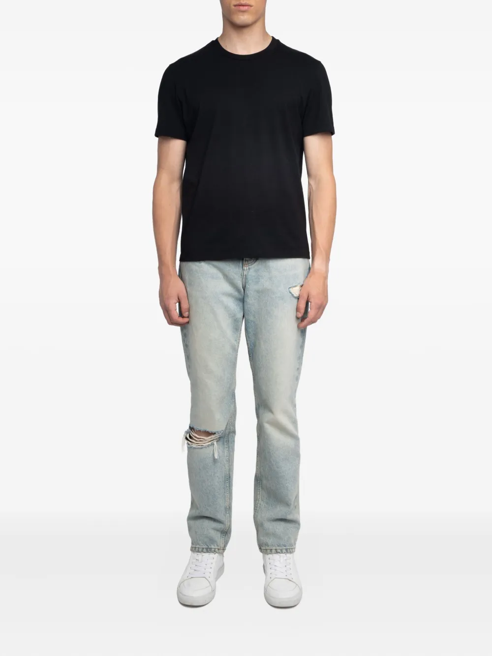 Zadig&Voltaire logo-print short-sleeved T-shirt - Zwart