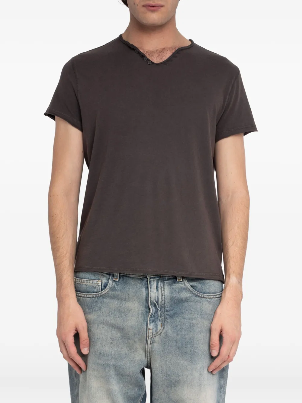 Zadig&Voltaire playera Henley | gris | Image 1