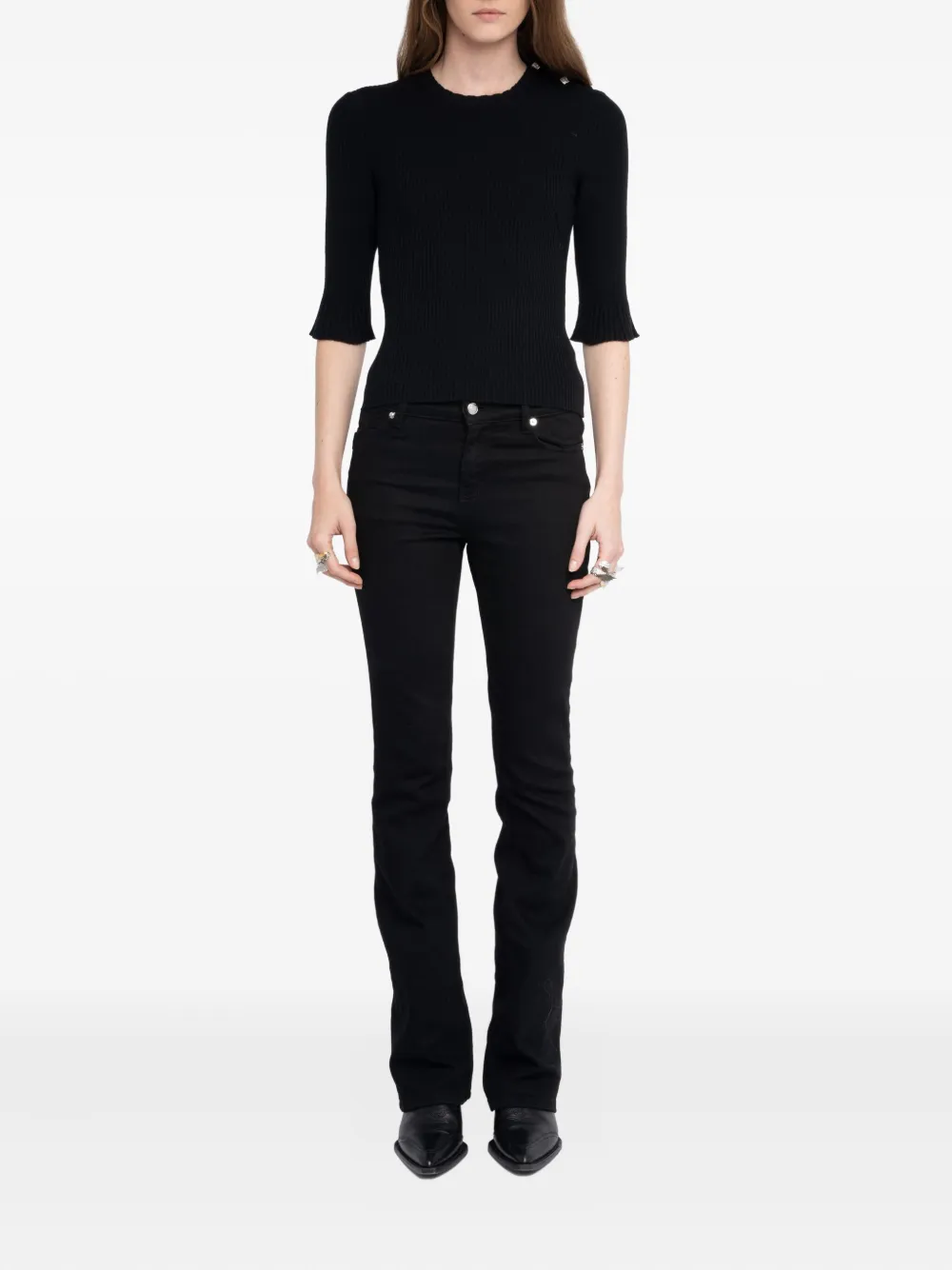 Zadig & Voltaire Fobee Sweater In Black