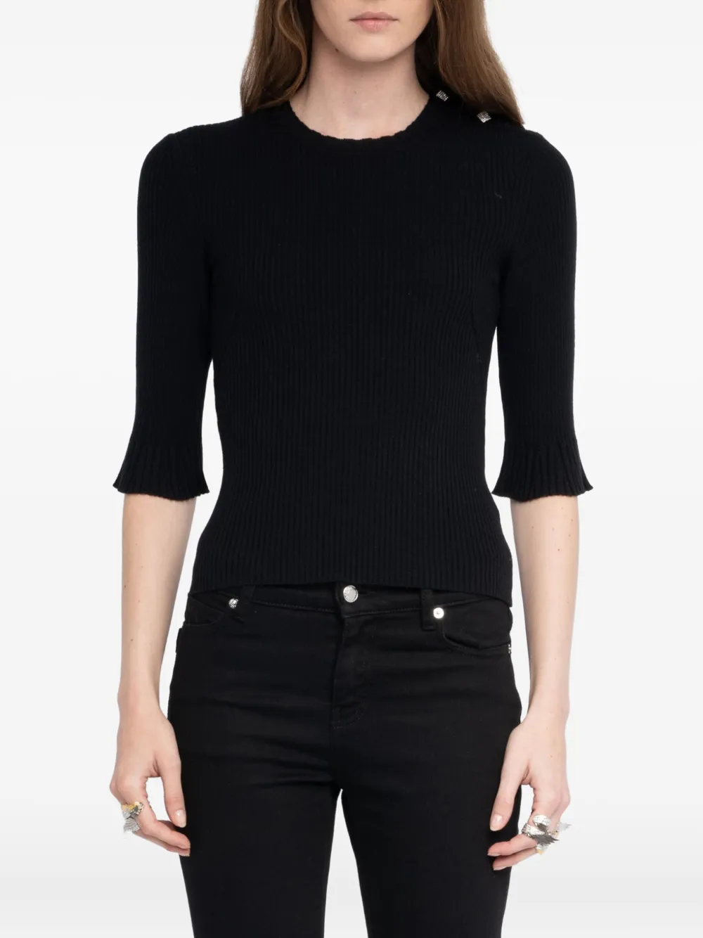 Zadig & Voltaire Fobee Sweater In Black