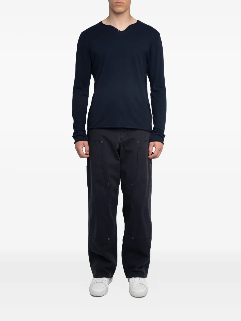 Zadig&Voltaire T-shirt van biologisch katoen Blauw