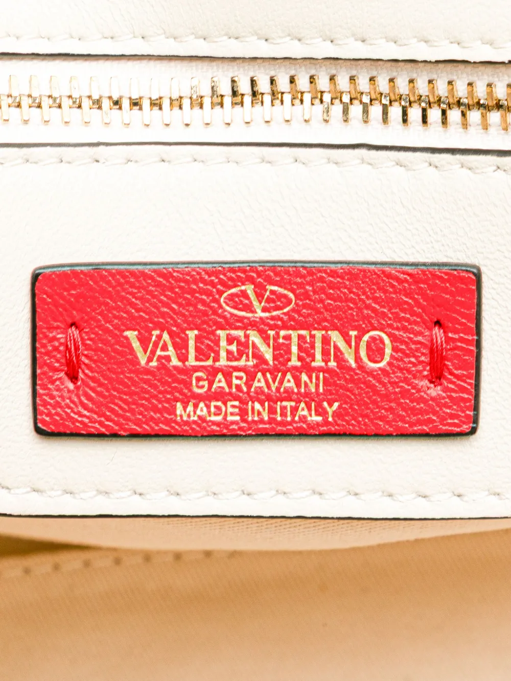 Valentino Garavani Pre-Owned Borsa a tracolla Candystud media in nappa con manico 2018-2024 | Image 6
