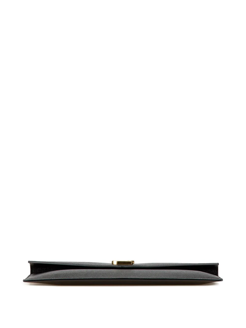 Pre-owned Saint Laurent 2020 Grain De Poudre Uptown Pouch Clutch Bag