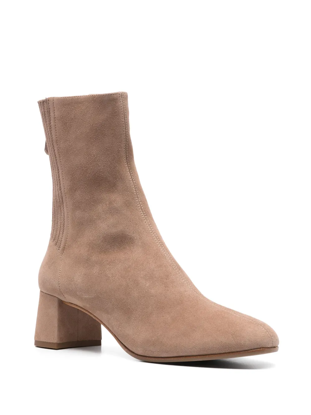 Aquazzura 50mm suede ankle boots Brown