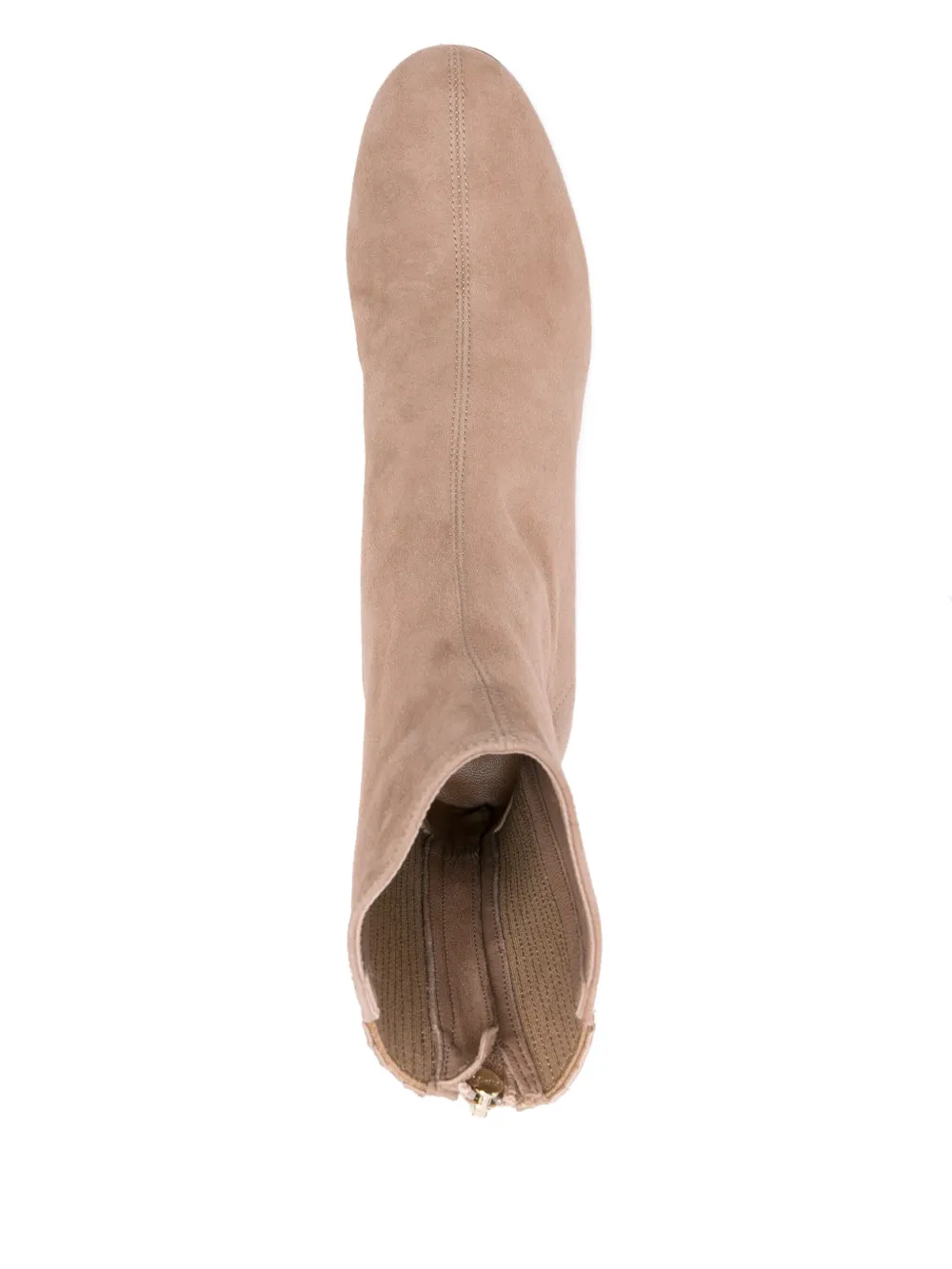Aquazzura 50mm suede ankle boots Brown