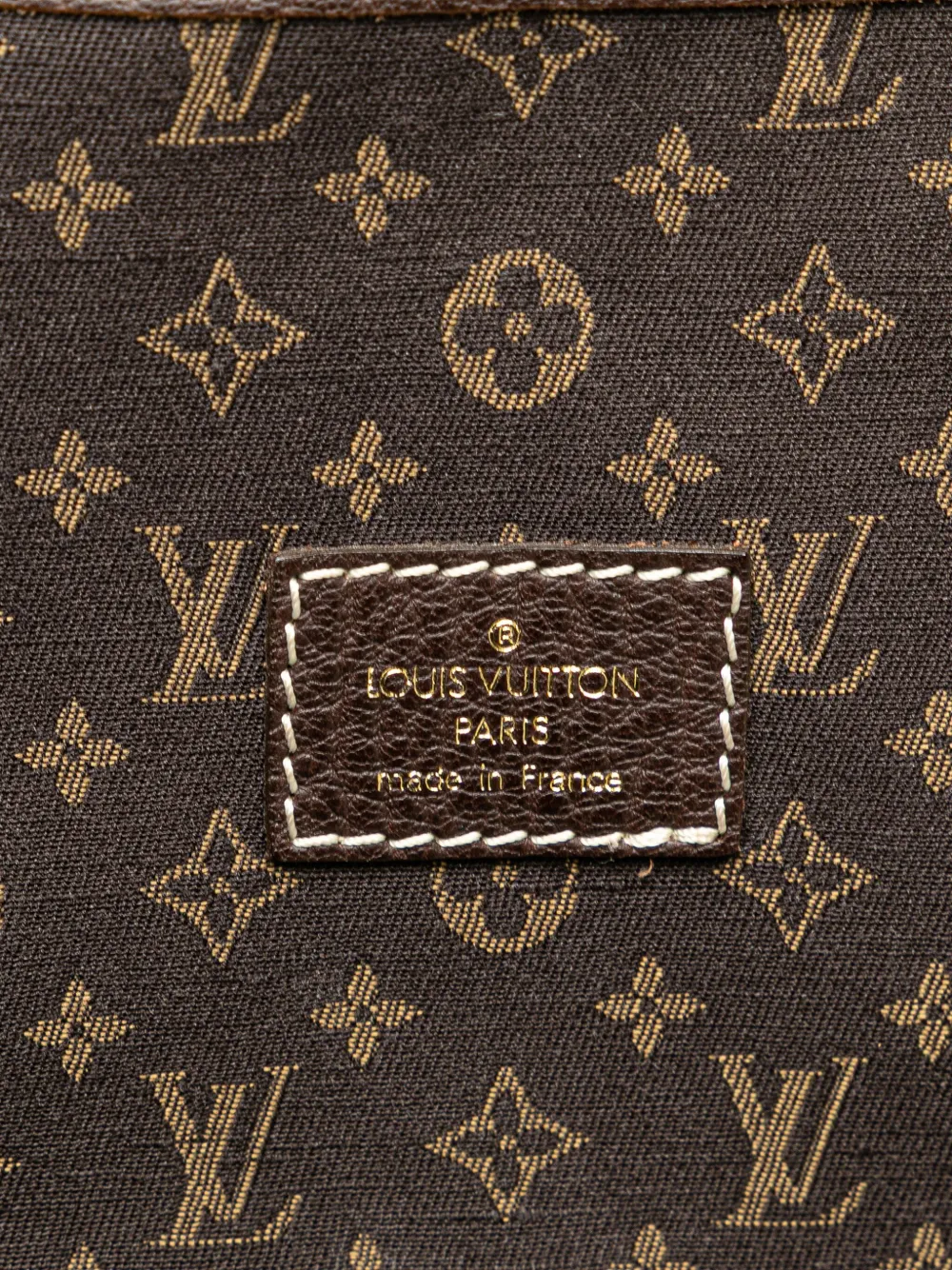 Pre-owned Louis Vuitton 2008 Monogram Mini Lin Saumur 30 Crossbody Bag In Brown