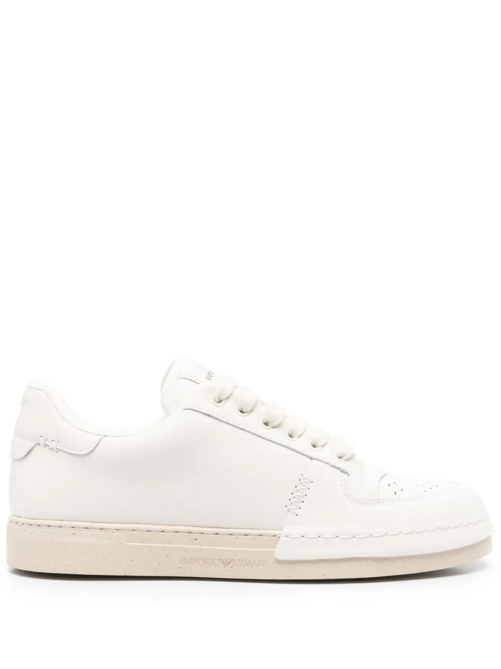 Emporio Armani lace-up sneakers Neutrals