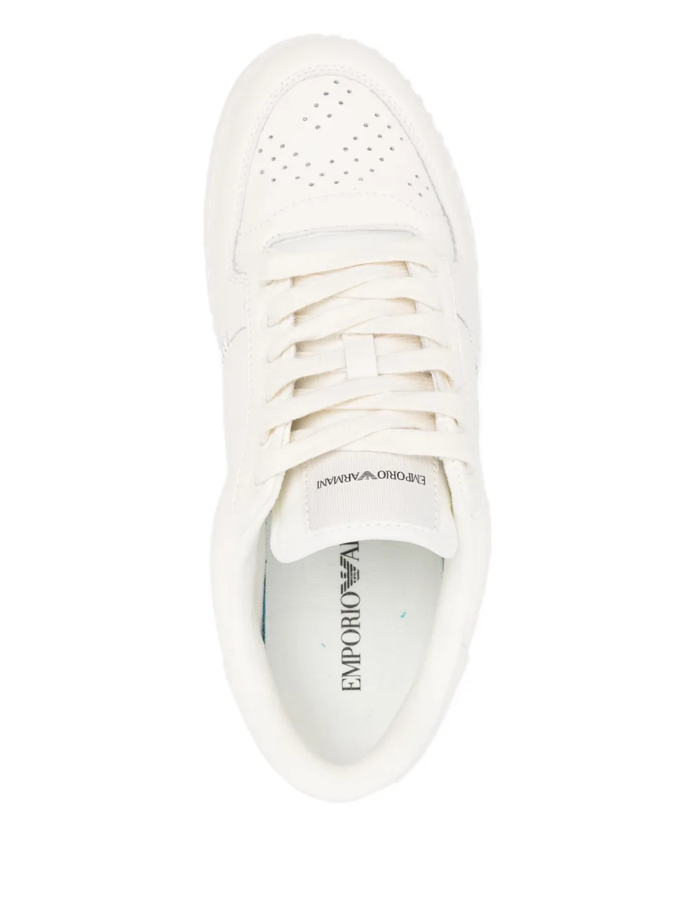 Emporio Armani lace-up sneakers Neutrals