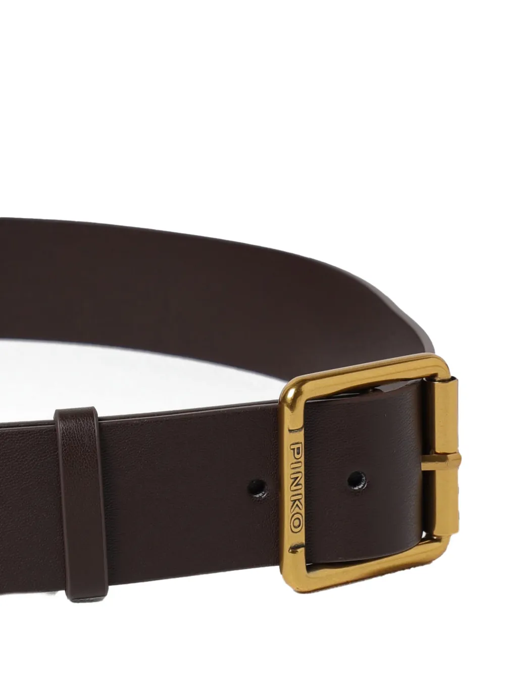  Pinko Kids Logo-buckle Belt - Brown 