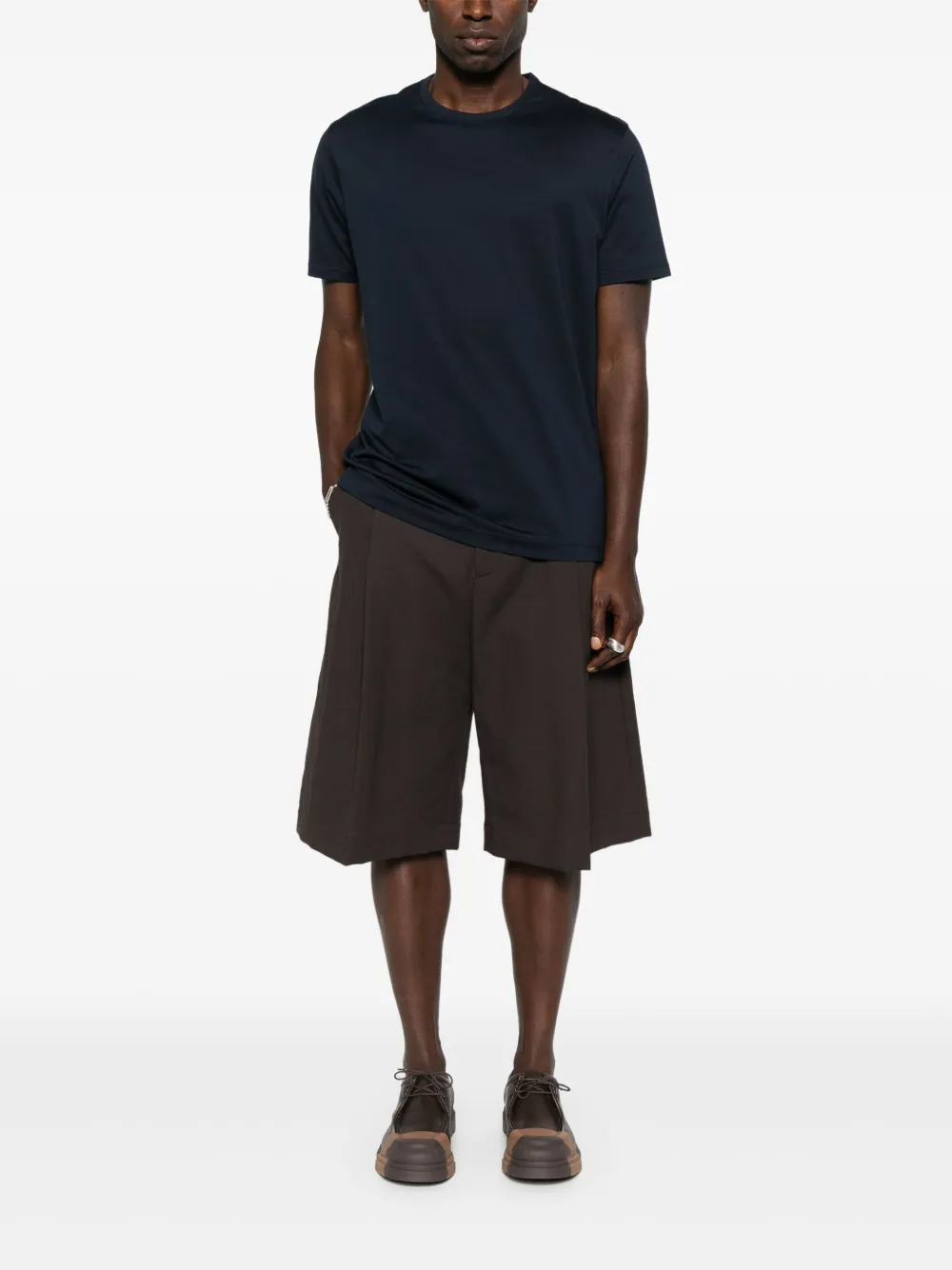 Sunspel cotton T-shirt - Blauw