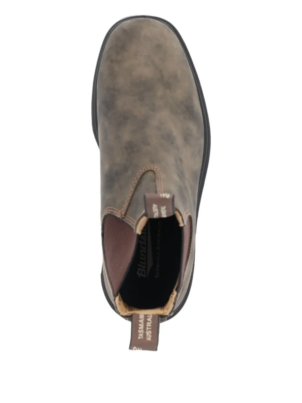 Blundstone elastic-sided leather chelsea boots Brown