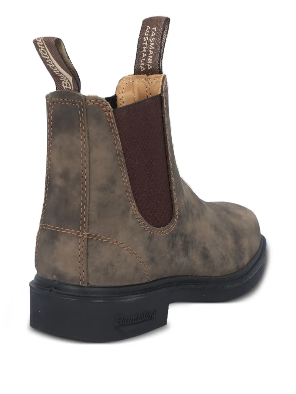 Blundstone elastic-sided leather chelsea boots Brown