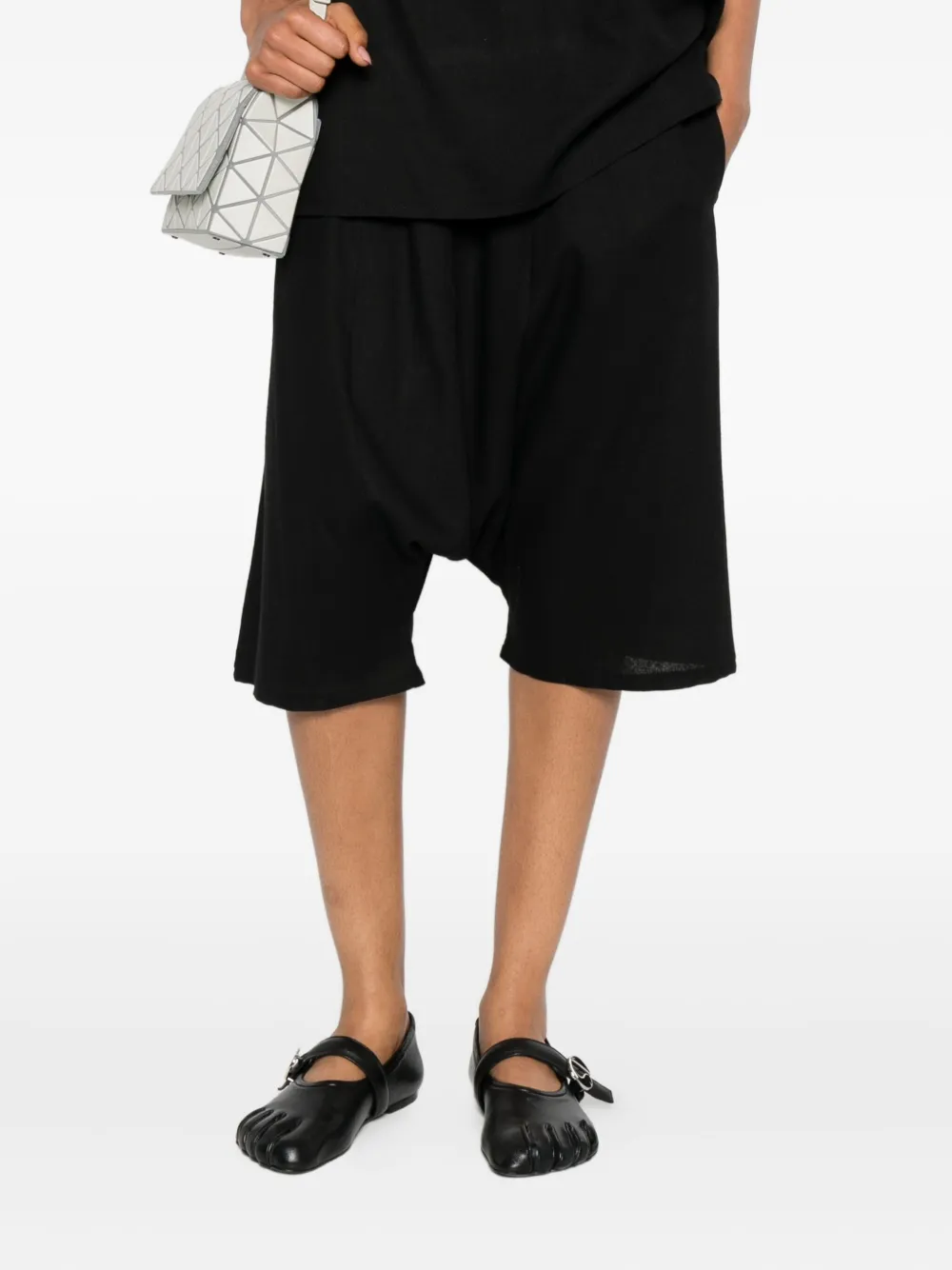 Alchemy Shorts van linnenblend Zwart