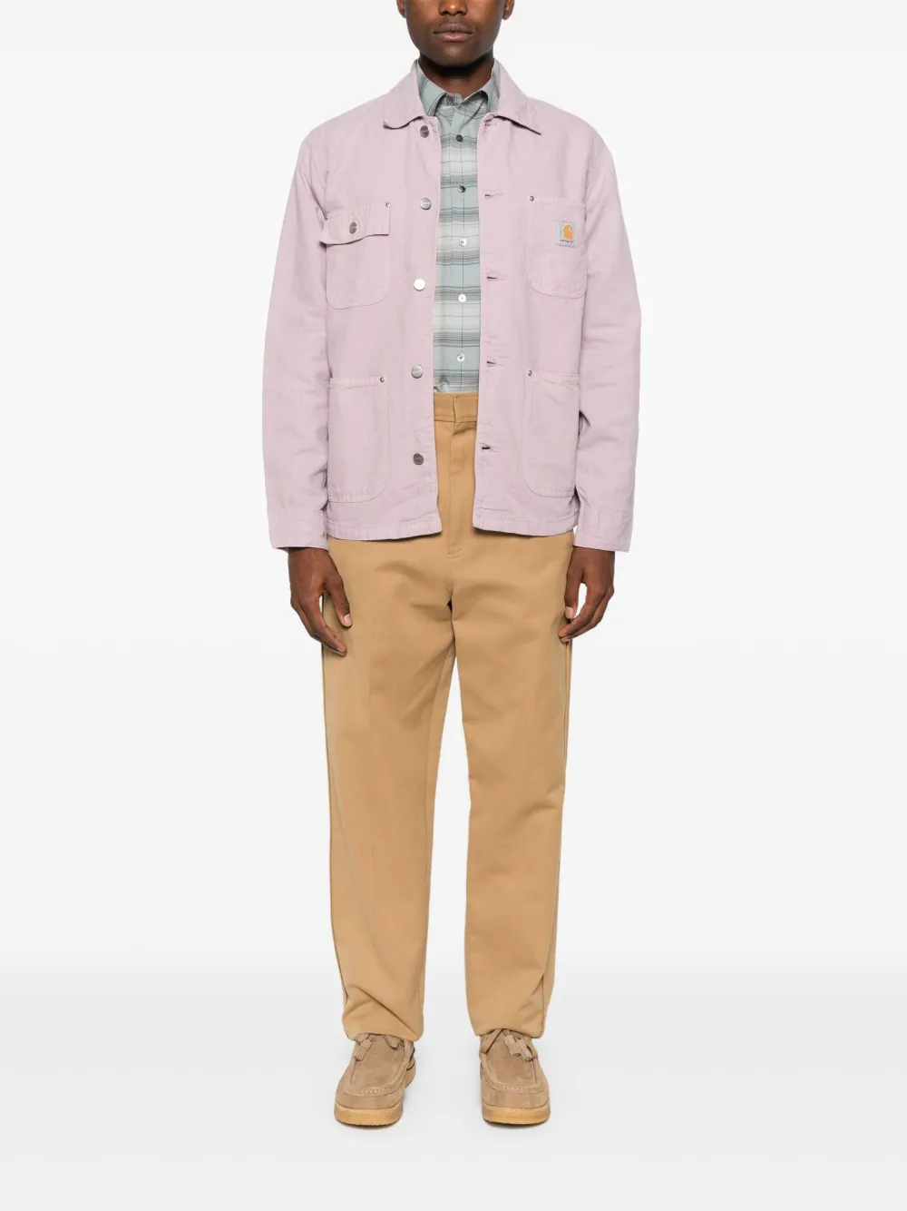 Carhartt WIP logo-patch denim jacket | Denim Jackets | Image 2