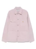 Carhartt WIP logo-patch denim jacket - Pink