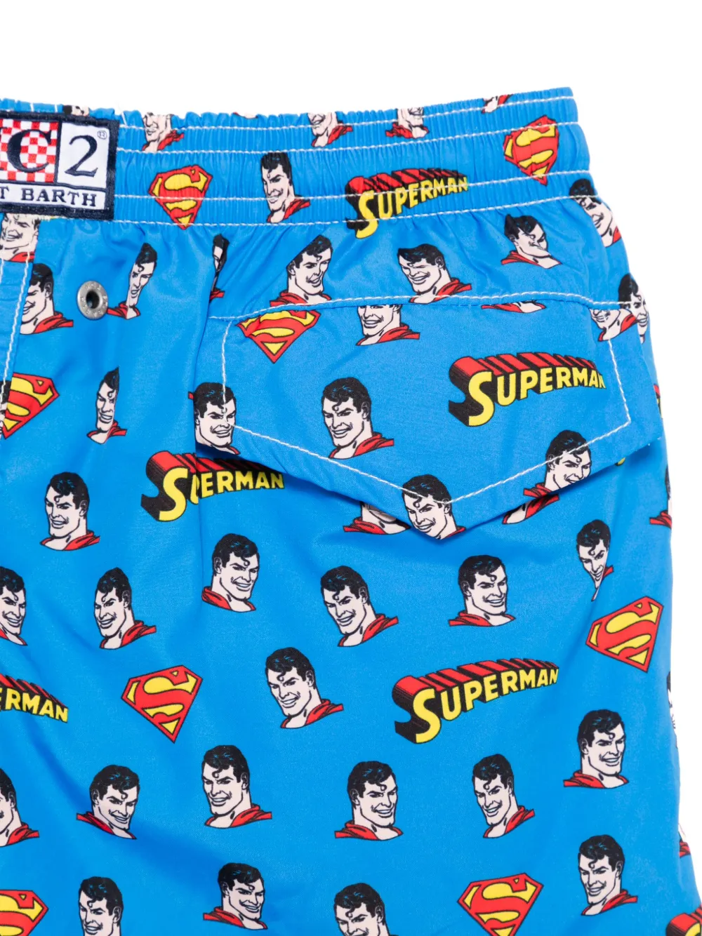 MC2 Saint Barth Kids Zwembroek met print Blauw