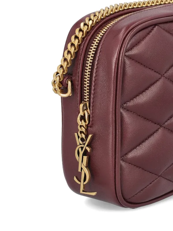 Saint Laurent ショルダーバッグ キルティング Saint Laurent キルティングレザー ショルダーバッグ | レッド