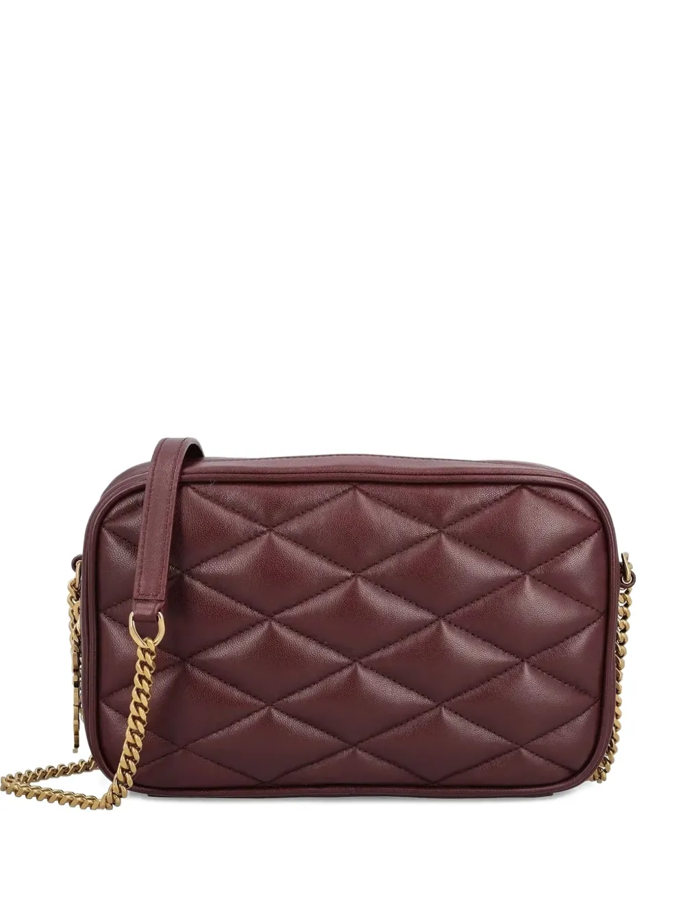 Saint Laurent Quilted Leather Shoulder Bag In Red
