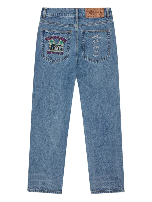 Billionaire Boys Club Calça Jeans Com Bolso Bordado Azul